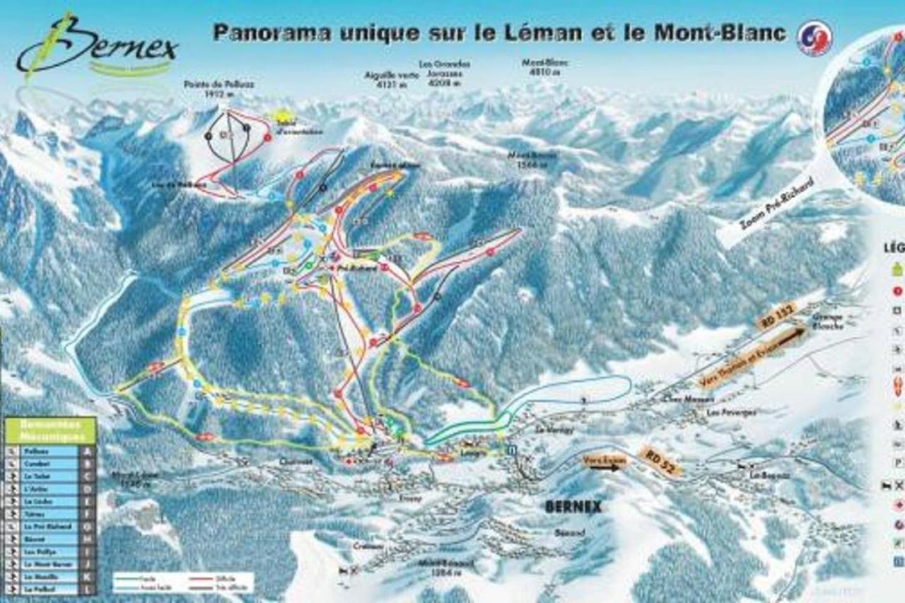 Le 67,Ski Et Randonnee,Lave Linge,Seche Linge,Parking Bernex Exteriör bild
